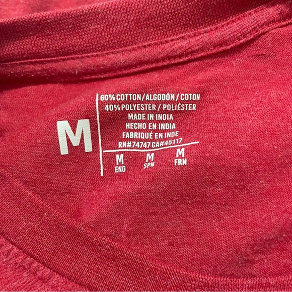 Cabela’s Men’s Red Short Sleeve Crewneck Graphic Tee Size M - Picture 3 of 3